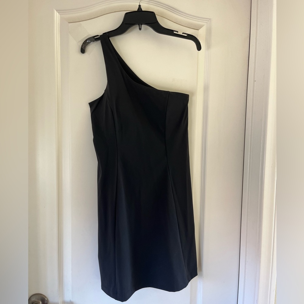 Outdoor Voices Women's One Shoulder Athletic Black Dress Size XS